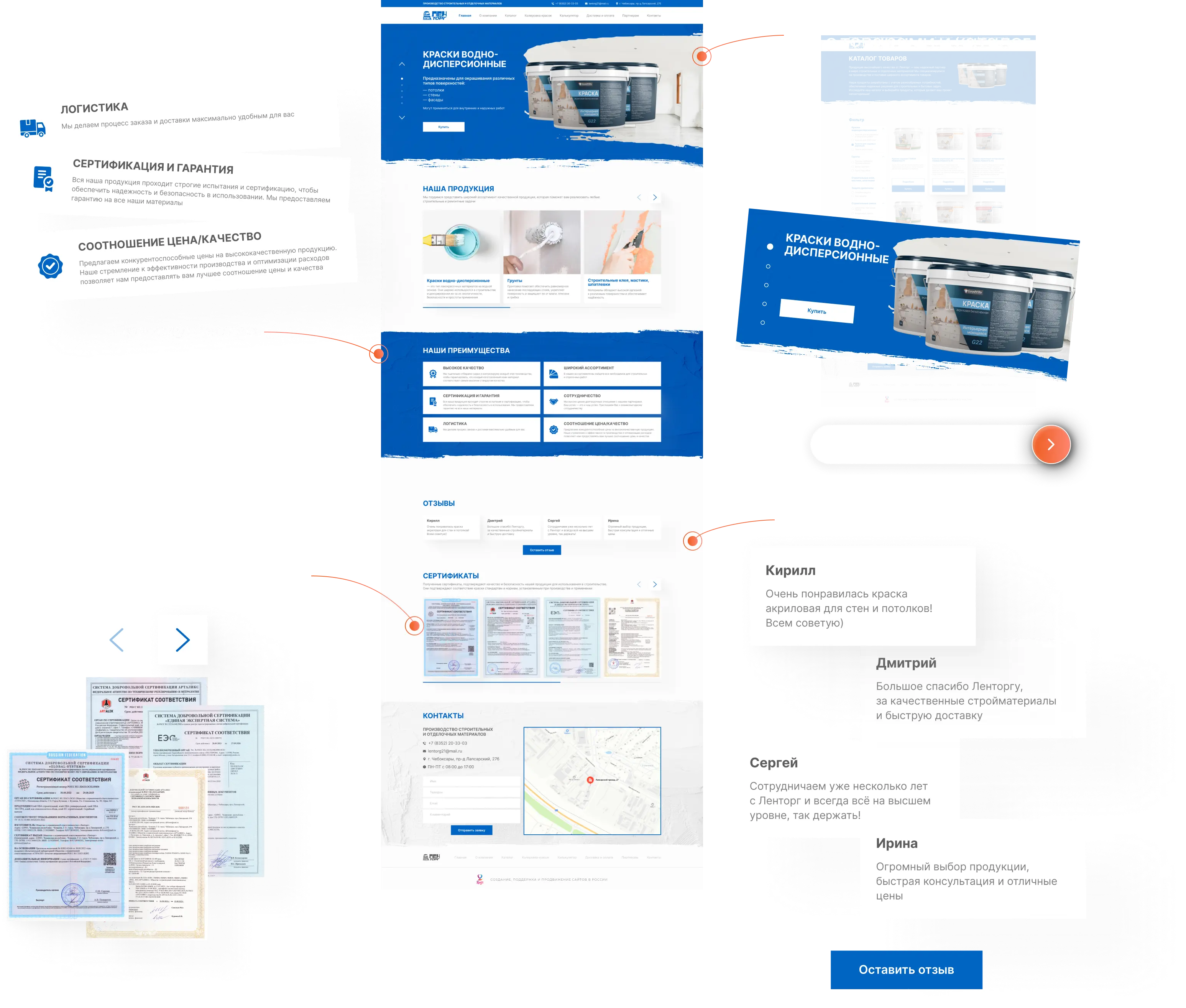 Портфолио page site